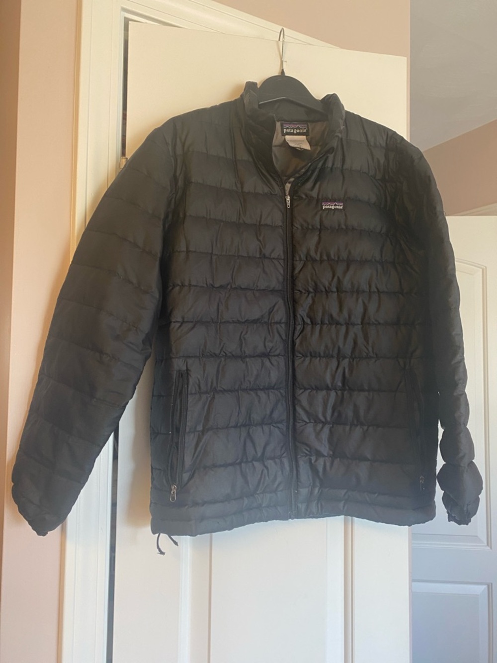 Patagonia Black Quilted Packable Puffer Jacket - Kids
